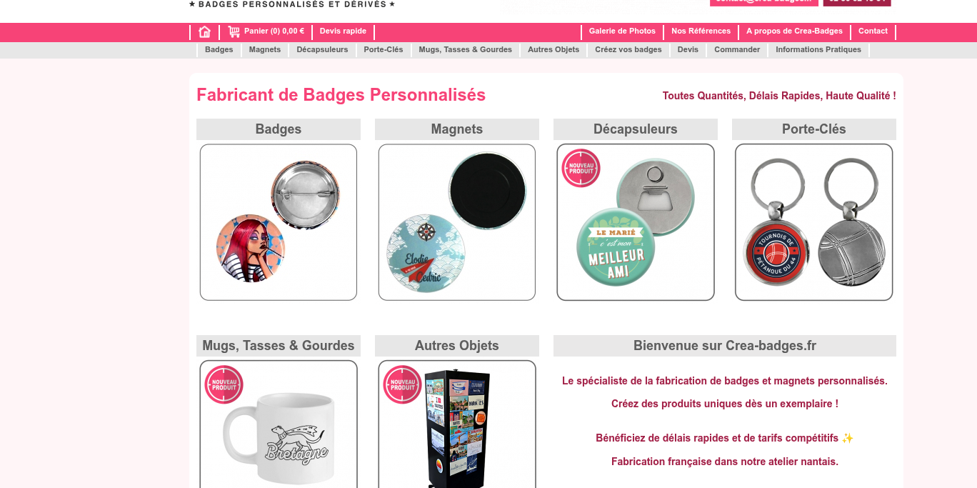 Aperçu Crea-Badges