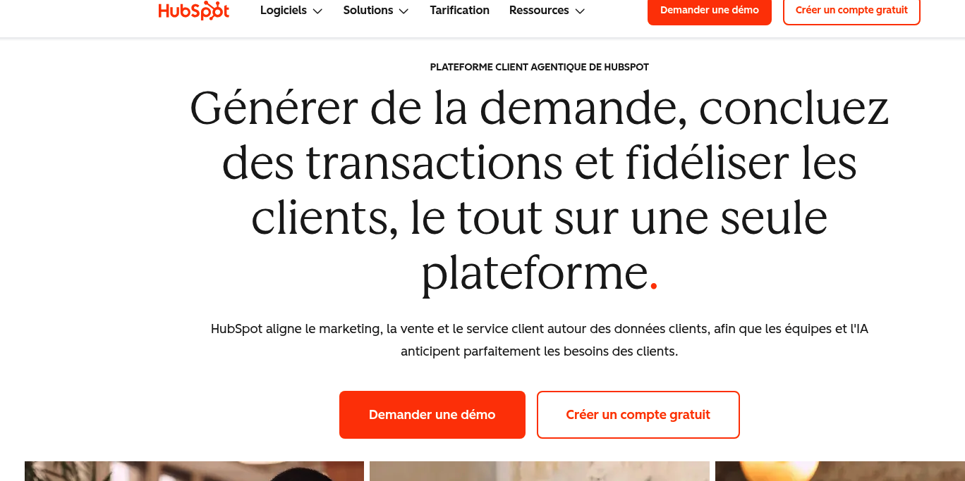 Aperçu HubSpot
