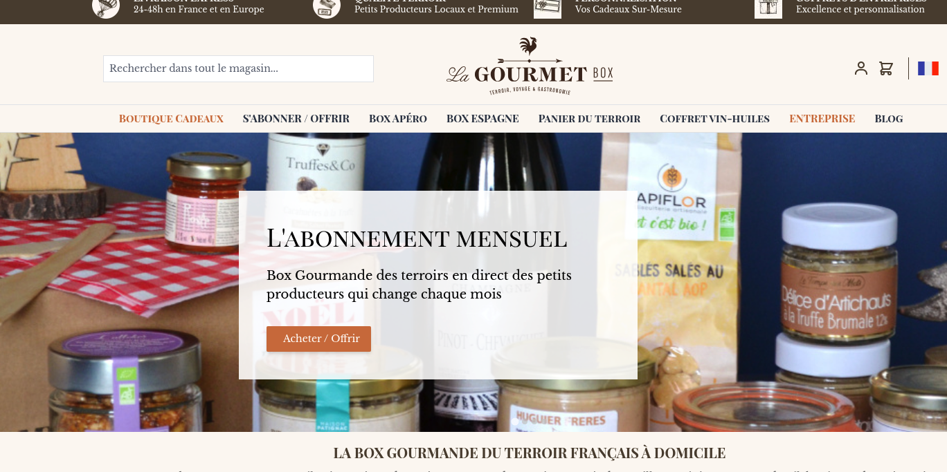 Aperçu La Gourmet Box