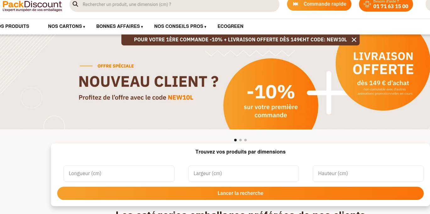 Aperçu Packdiscount
