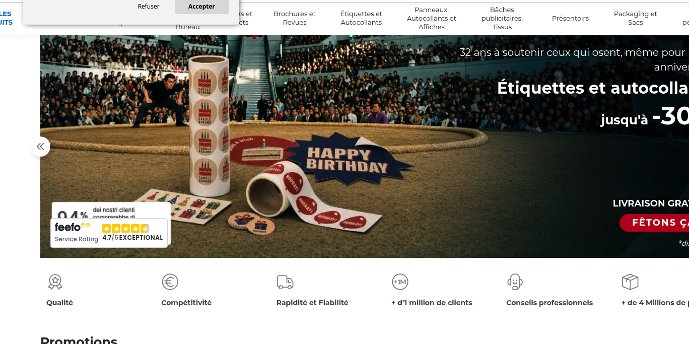 Aperçu Pixartprinting