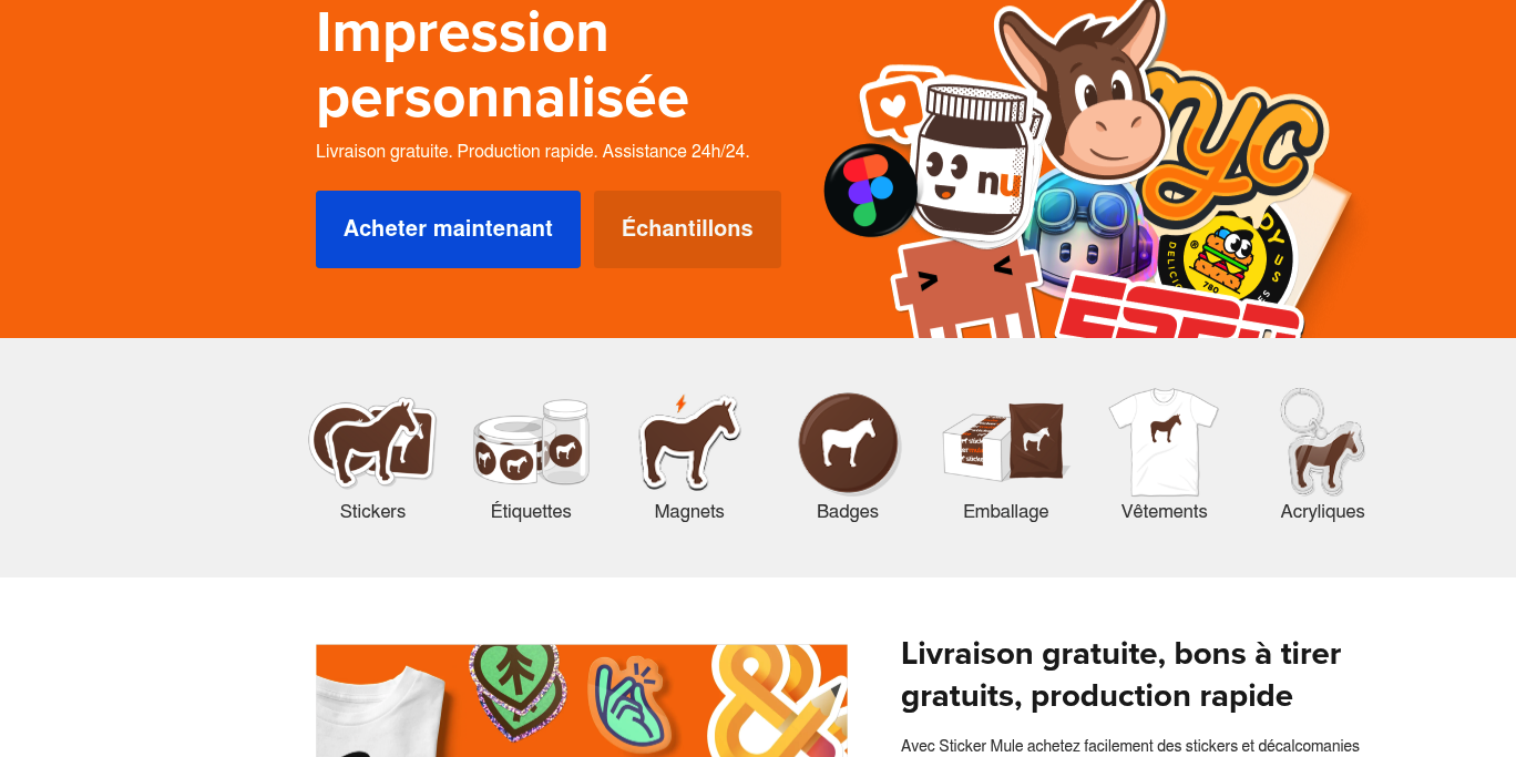 Aperçu Sticker Mule