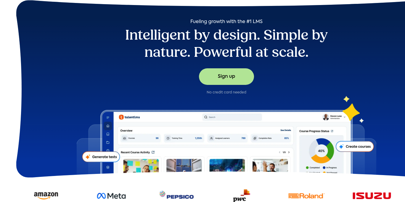 Aperçu TalentLMS